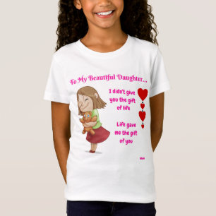母娘の引用文の母娘のTシャツ Tシャツ