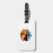 母娘の旅行、家族旅行 ラゲッジタグ (正面縦)