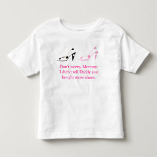 母娘の靴ショッピングの秘密 トドラーTシャツ