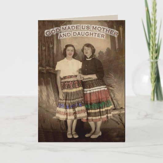 母娘カード カード (正面)