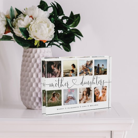 母娘ハート脚本 |フォトグリッドのコラージュ フォトブロック