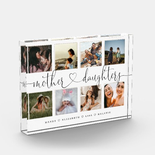 母娘ハート脚本 |フォトグリッドのコラージュ フォトブロック (左)