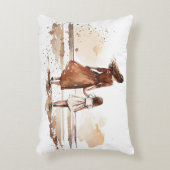 母娘ビーチ絵画ズ アクセントクッション (正面(垂直))