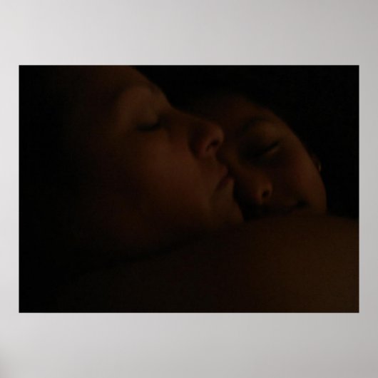 母娘プリント ポスター (正面)