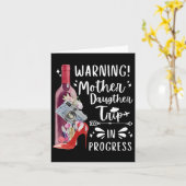 母娘旅行2025 家族 ママ お揃い バカンス カード (黄色い花)