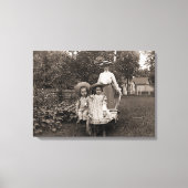 母娘1890家宝ガーデニングガーデン キャンバスプリント (正面)