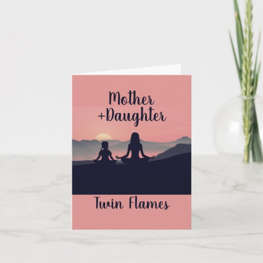 母娘 ツインフレーム カード (正面)