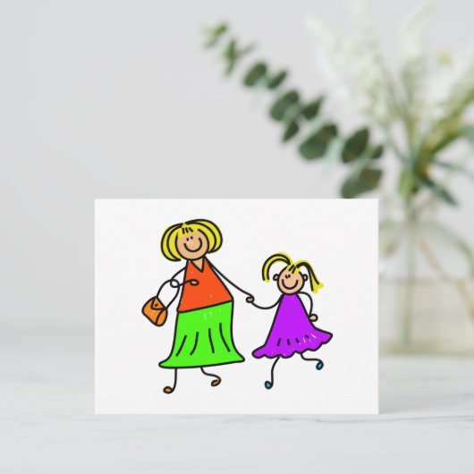 母娘 ポストカード (スタンド正面)