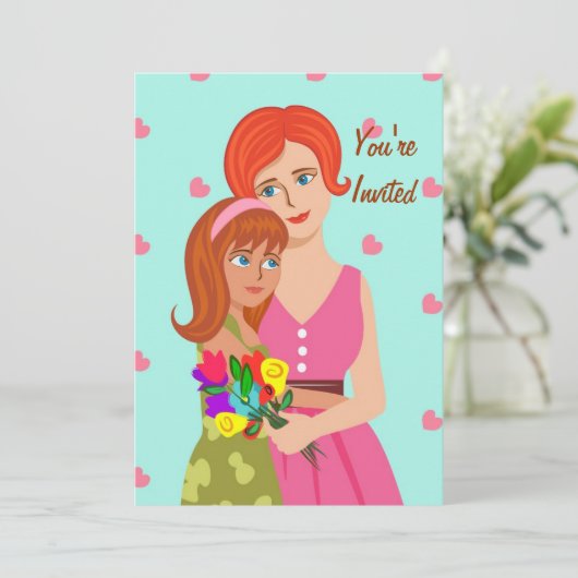 母娘 招待状 (スタンド正面)