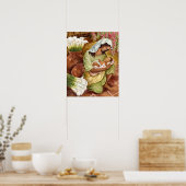 母子の絵画プリントポスター20" x 16" ポスター (キッチン)