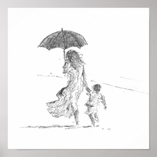 母子スリランカ ポスター (正面)