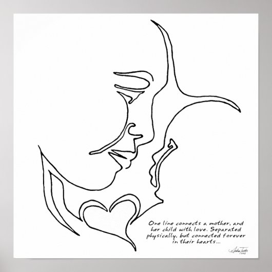 母子ポスター ポスター (正面)