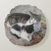 母子丸い枕 ラウンドクッション (正面)