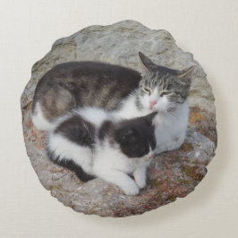 母子丸い枕 ラウンドクッション