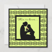 母子供の採用のベビーシャワー招待状 招待状 (正面)