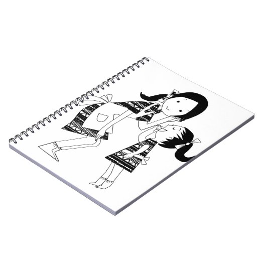 母子印刷 ノートブック (左側)