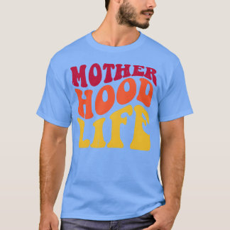 母子家庭おもしろい Tシャツ