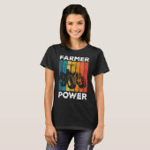 母子心拍ママ子供ECG母D Tシャツ (正面フル)