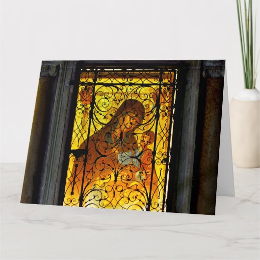 母子折りグリーティングカード カード (正面)