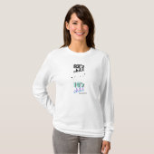 母子数十年 – ベビー進行中80年代10年代 Tシャツ (正面フル)