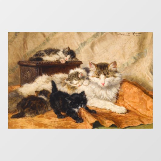 母子猫 ウィンドウサイン (シート)