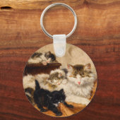 母子猫 キーホルダー (正面)