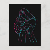 母子葉書 ポストカード (正面)