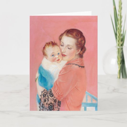 母子 カード (正面)