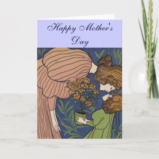 母子 カード (正面)