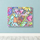 母子 キャンバスプリント (インサイチュ (ウッドフロア))