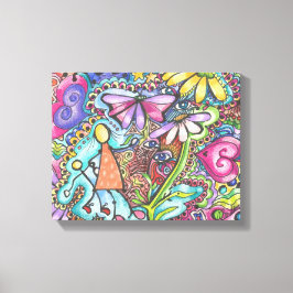 母子 キャンバスプリント