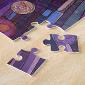 母子 ジグソーパズル (側面)