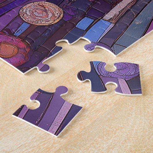 母子 ジグソーパズル (側面)