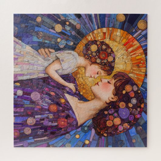 母子 ジグソーパズル (横)