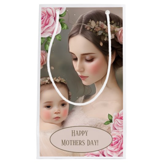 母子 スモールペーパーバッグ (正面)