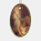 母子 セラミックオーナメント (左)