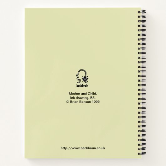 母子 ノートブック (裏面)