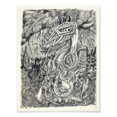 母子 フォトプリント            (正面)