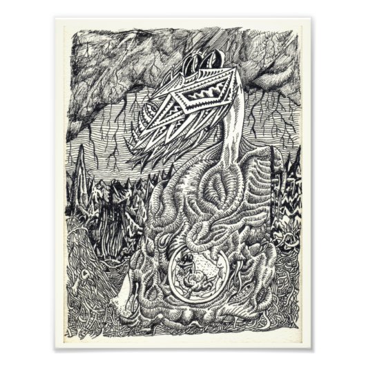 母子 フォトプリント            (正面)