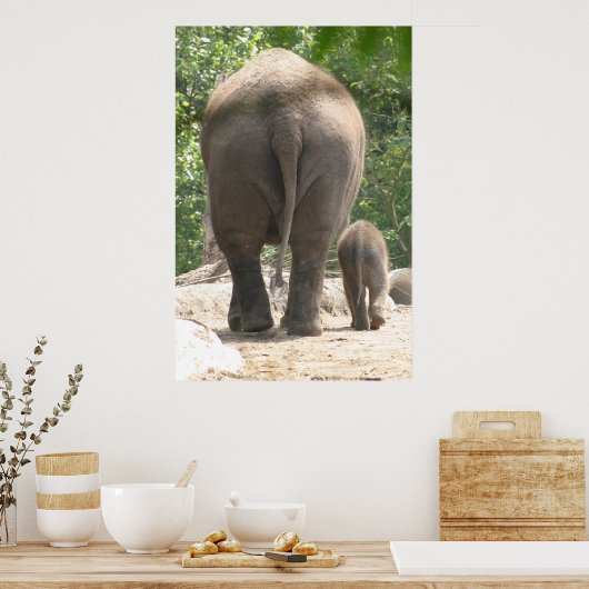 母子 ポスター (キッチン)