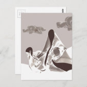 母子 ポストカード (正面/裏面)