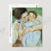母子 ポストカード (正面/裏面)