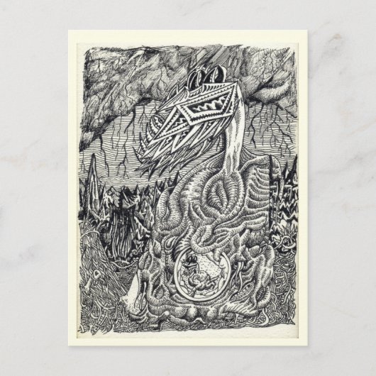 母子 ポストカード (正面)