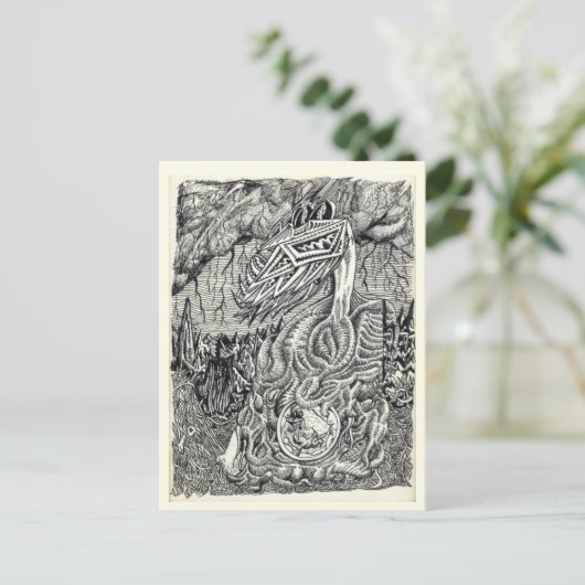 母子 ポストカード (スタンド正面)