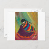 母子 ポストカード (正面/裏面)