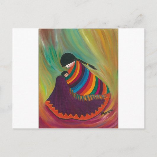 母子 ポストカード (正面)