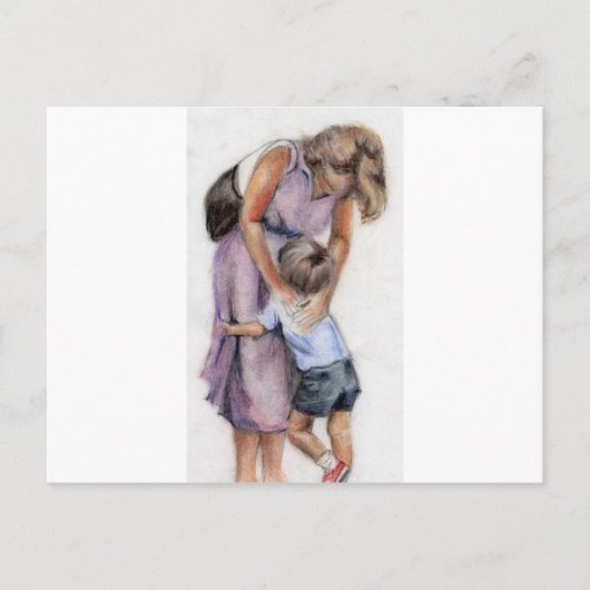 母子 ポストカード (正面)
