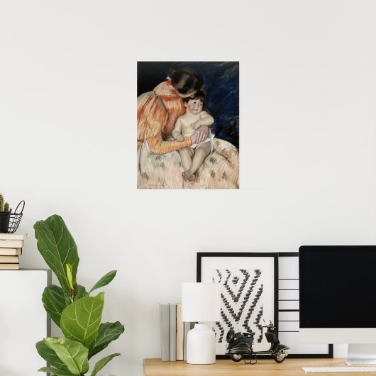 母子, 1890年代 ポスター (ホームオフィス)