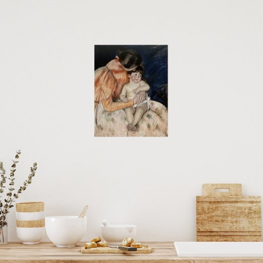 母子, 1890年代 ポスター (キッチン)