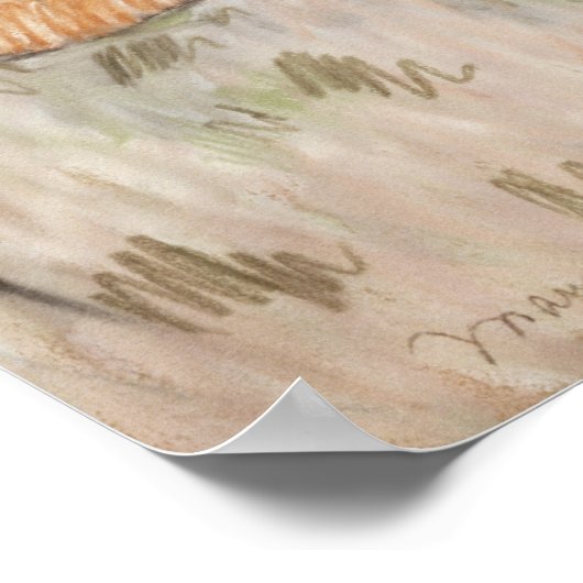 母子， 1890年代 ポスター (角)